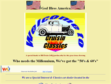 Tablet Screenshot of cruisinclassics.com